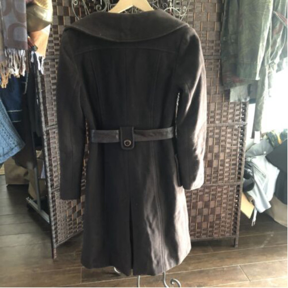 MACKAGE wool coat, chocolate brown, women’s, designer - Picture 2 of 10